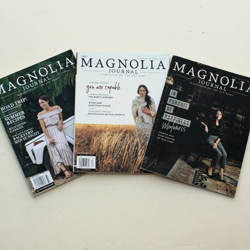 Magnolia magazines 3 back issues Farmhouse 2017 2018 2019